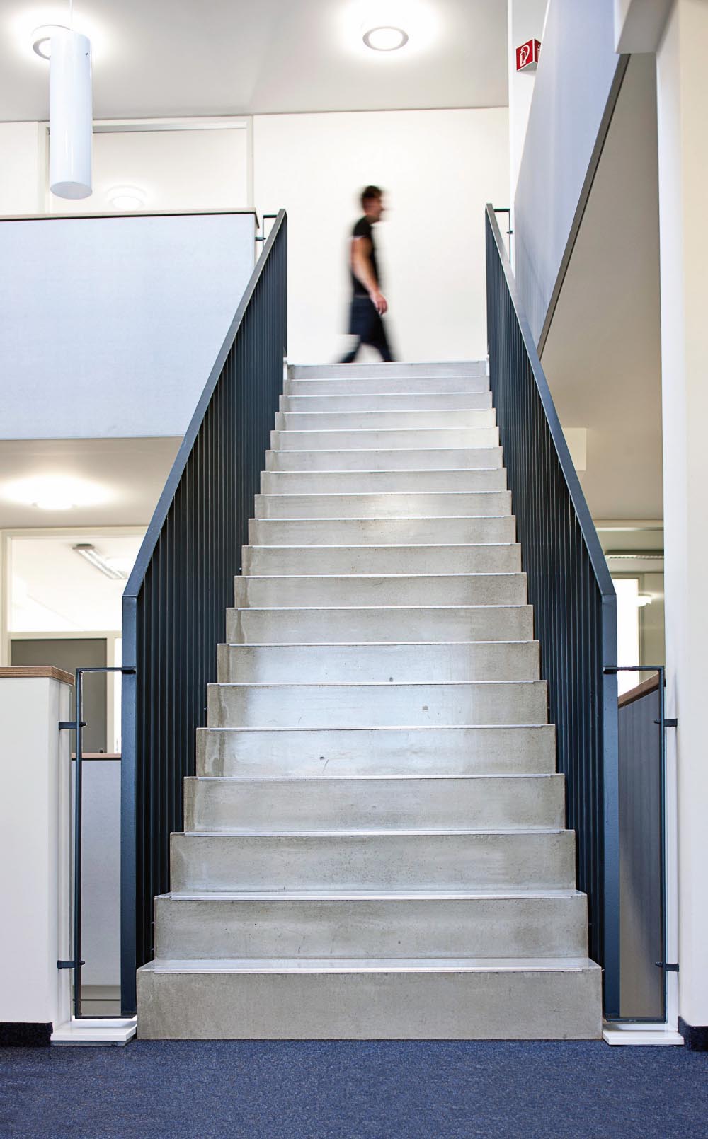 RIKI-Betontreppe gerade